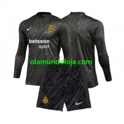 Camisola Chelsea Guarda-redes Criança Equipamento Segundo 2024-2025 Manga Comprida